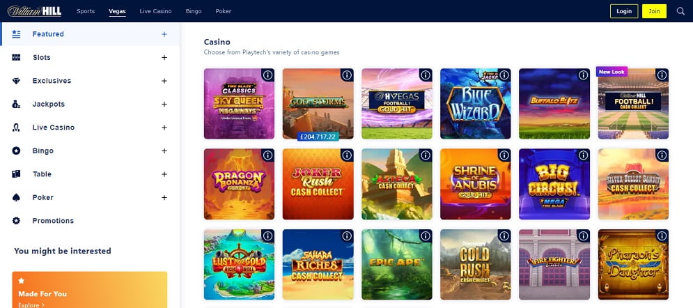 William hill casino