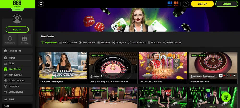 live casino games